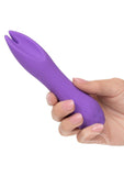 Gia Dual Flicker Silicone Rechargeable Vibrator - Purpl