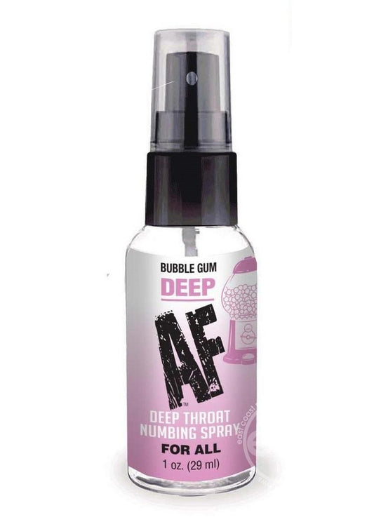 Deep AF Deep Throat Numbing Spray 1oz - Bubblegum