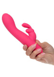 Love Bunny Vibrating G Bunny Rechargeable Silicone Rabbit Vibrator - Pink/Yellow