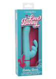 Love Bunny Rotating Bunny Rechargeable Silicone Rabbit Vibrator - Blue/Pink