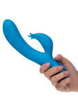 Azure Collection Flutter G Rechargeable Silicone Vibrator - Blue