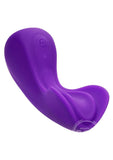 Cascade Wave Rechargeable Silicone Vibrator - Purple