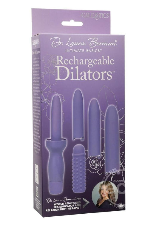 Dr. Laura Berman Rechargeable Dilators (Set of 4) - Purple