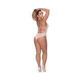 Magic Silk Seabreeze Teddy With Snap Crotch Blush