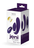 VeDO Jeni C-Shaped Dual Motor Vibe with Remote Purple