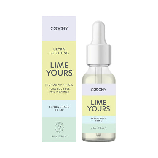 Coochy Ultra Soothing Ingrown Hair Oil Lemongrass Lime .5 fl. oz. 15 ml