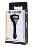 Sex & Mischief Ex's & Oh's Temperature Play Sensory Roller - Black