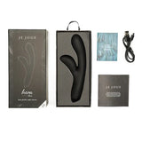 Je Joue Hera Flex Rechargeable Flexible Silicone Rabbit Vibrator Black