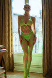 KILLER LEGS Shimmering in Seduction Rhinestones Bodystocking (Thong Included)