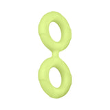 Forto F-81 Liquid Silicone Cock & Ball Double Ring Large Glow