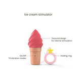 Love to Love Cand'Ice Vanilla Pop Rechargeable Silicone Ice Cream Vibrator