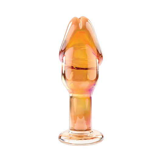 Gender X Just The Tip Phallic Glass Anal Plug Orange