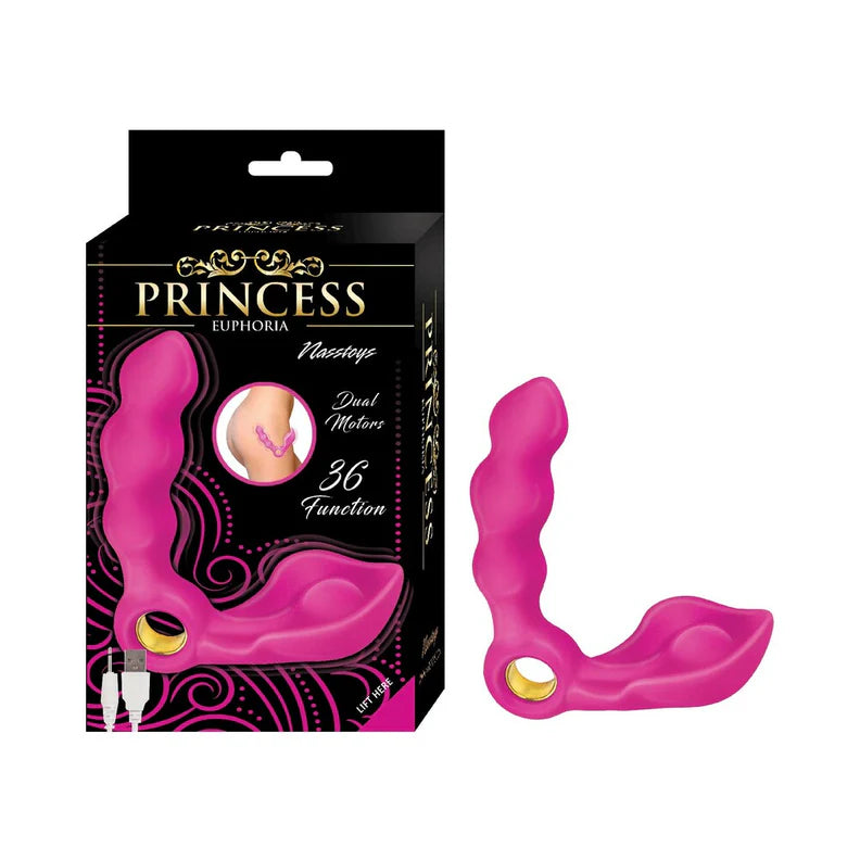 Princess Euphora Dual Stimulator Silicone Pink