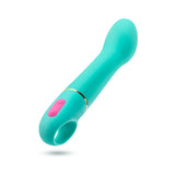 Aria Flirty AF Silicone G-Spot Vibrator Teal