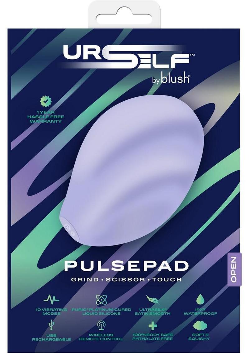 Urself Pulse Pad Rechargeable Silicone Grinder with Remote - Lavender
