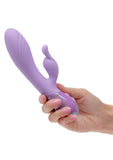 Aura Dual Bunny Rechargeable Silicone Rabbit - Purple