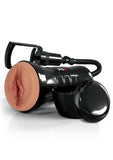 PDX Extreme Wet Pussies Super Sucker XXL Stroker - Pussy - Caramel