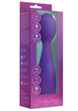 Sexy Things Velvet High Rechargeable Silicone Vibrating Wand - Purple