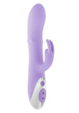 Spinderella Rechargeable Silicone Rabbit Vibrator - Purple