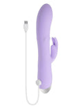 Spinderella Rechargeable Silicone Rabbit Vibrator - Purple