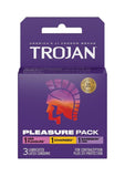 Trojan Pleasure Pack Condoms (3ct)