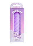 Softies Dual Silicone Rechargeable Body Bullet Vibrator 4in - Purple