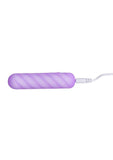 Softies Dual Silicone Rechargeable Body Bullet Vibrator 4in - Purple