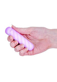 Softies Dual Silicone Rechargeable Body Bullet Vibrator 4in - Purple
