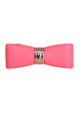 M'Lady Pinpoint Silicone Rechargeable Bow Tie Wand - Coral