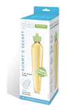 Glas Bunny's Secret Glass Dildo 7.25in - Yellow/Green
