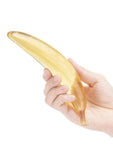 Glas Banana Joy Glass Dildo 7in - Yellow
