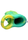 Creature Cocks Tentacle Squirting Silicone Penis Enhancer - Green/Yellow