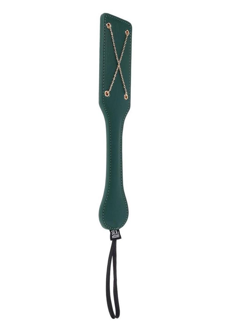 Sex & Mischief Indica Chain Impressions Paddle - Green