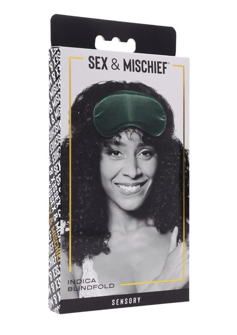 Sex & Mischief Indica Blindfold - Green