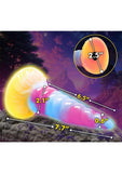 Creature Cocks Unicorn Glow-in-the-Dark Vibrating Rechargeable Silicone Dildo - Multicolor