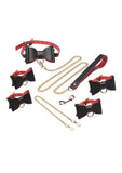 Master Series Goth Bondage Set - Black/Red