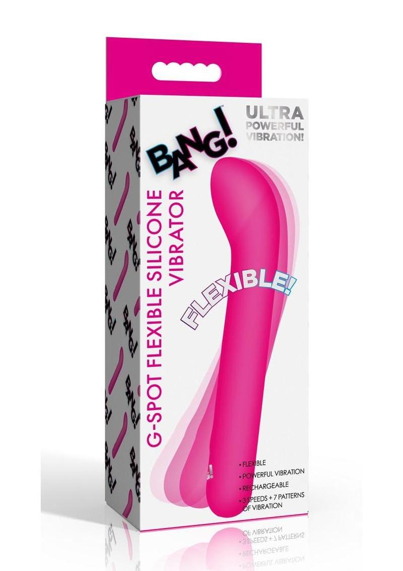 BANG! G-Spot Flexible Silicone Vibrator Pink