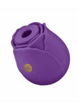 Secret Kisses Rosegasm Air Rechargeable Silicone Clit Stimulator - Purple