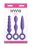 INYA Trio Silicone Anal Plug Kit (3 Piece) - Purple