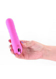Pretty in Pink Crush Rechargeable Silicone Compact Thrusting Vibrator - Pink