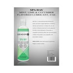 Gender X Spa Day Mint, Lime & Cucumber Flavored Water-Based Lubricant 4 oz.