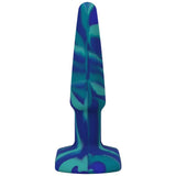 A-Play Groovy 4 in. Silicone Anal Plug Ocean