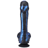 Fort Troff Tendril Thruster Mini Fuck Machine Rechargeable Remote-Controlled Silicone 8.5 in. Thrusting Dildo Blue/Black