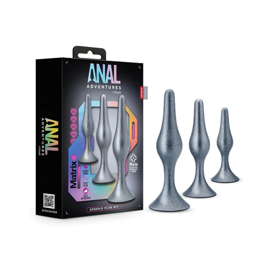 Anal Adventures Matrix Metaverse Plug Kit Dark Millenia