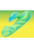 Endless Summer Twilight Tease Dual Vibe Light-up Rechargeable Silicone Massager - Green