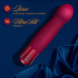 Blush Oh My Gem Classy Rechargeable Warming Silicone G-Spot Vibrator Garnet Red