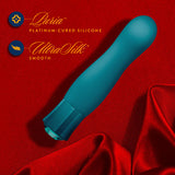 Blush Oh My Gem Fierce Rechargeable Warming Silicone G-Spot Vibrator Blue Topaz