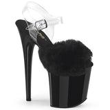 FLAM808FUR/B/M 7" BLACK HEEL