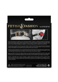 Fashion & Fetish Katherine Silicone Ball Gag - Red/Black