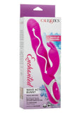 Enchanted Wave Action Bunny Rechargeable Silicone Vibrator - Pink